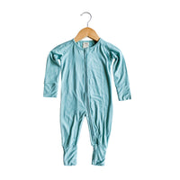 Aqua Zipper Romper