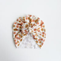 Rose + Rust Daisies Turban