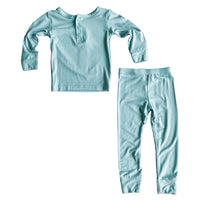 Aqua Top + Bottom Set