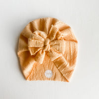 Creamsicle Cableknit Turban