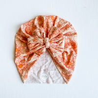 Pink Floral Turban