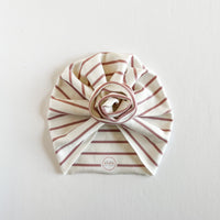 Mauve Stripes Turban