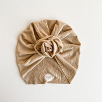 Camel Suede Turban