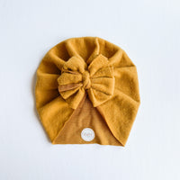 Mustard Cashmere Turban