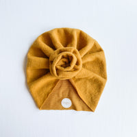 Mustard Cashmere Turban