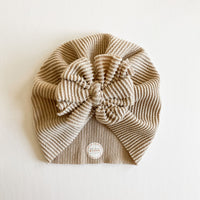 Oatmeal Chunky Rib Turban