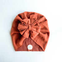 Rust Cashmere Turban