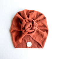 Rust Cashmere Turban
