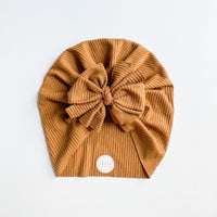 Chestnut Ribbed Turban