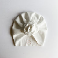 Ivory Thermal Waffle Turban