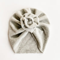 Gray Cashmere Turban