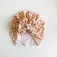 Willow Gingham Turban