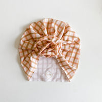 Willow Gingham Turban