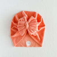 Tangerine Terry Cloth Headwrap