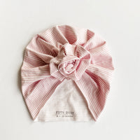 Pink Mini Stripe Turban