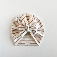 Mauve Stripes Turban