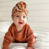Retro Floral Turban