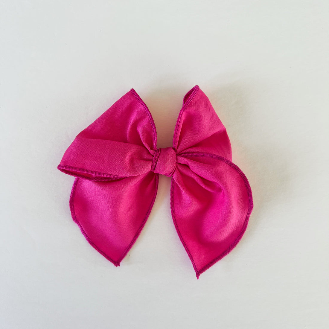 Hot Pink Fable Bow || Serged