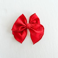 Red Midi Fable Bow || Serged || Customizable