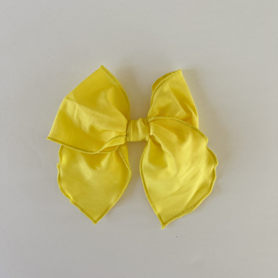 Yellow Fable Bow || Serged