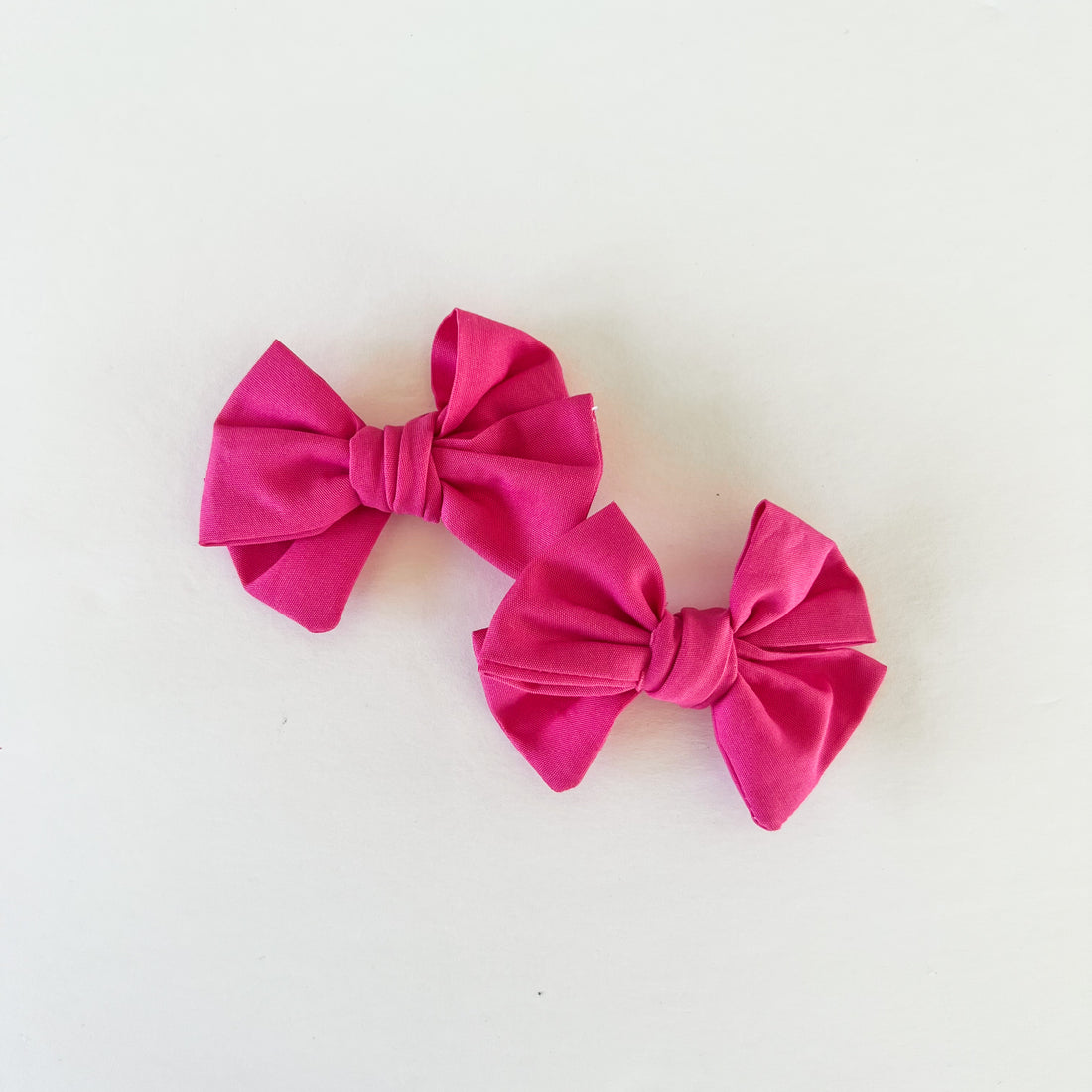 Hot Pink Mini Bow Set