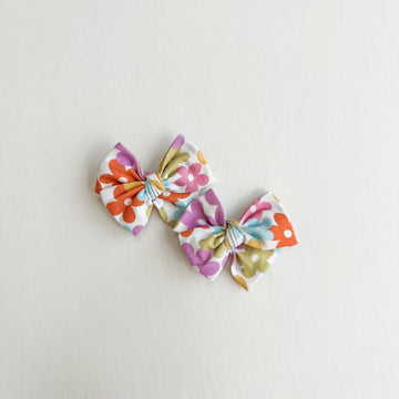 Summer Floral Mini Bow Set