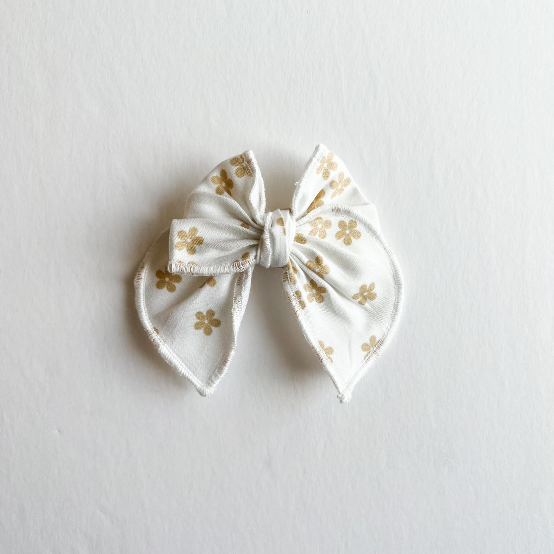 Golden Daisies Midi Fable Bow || Serged