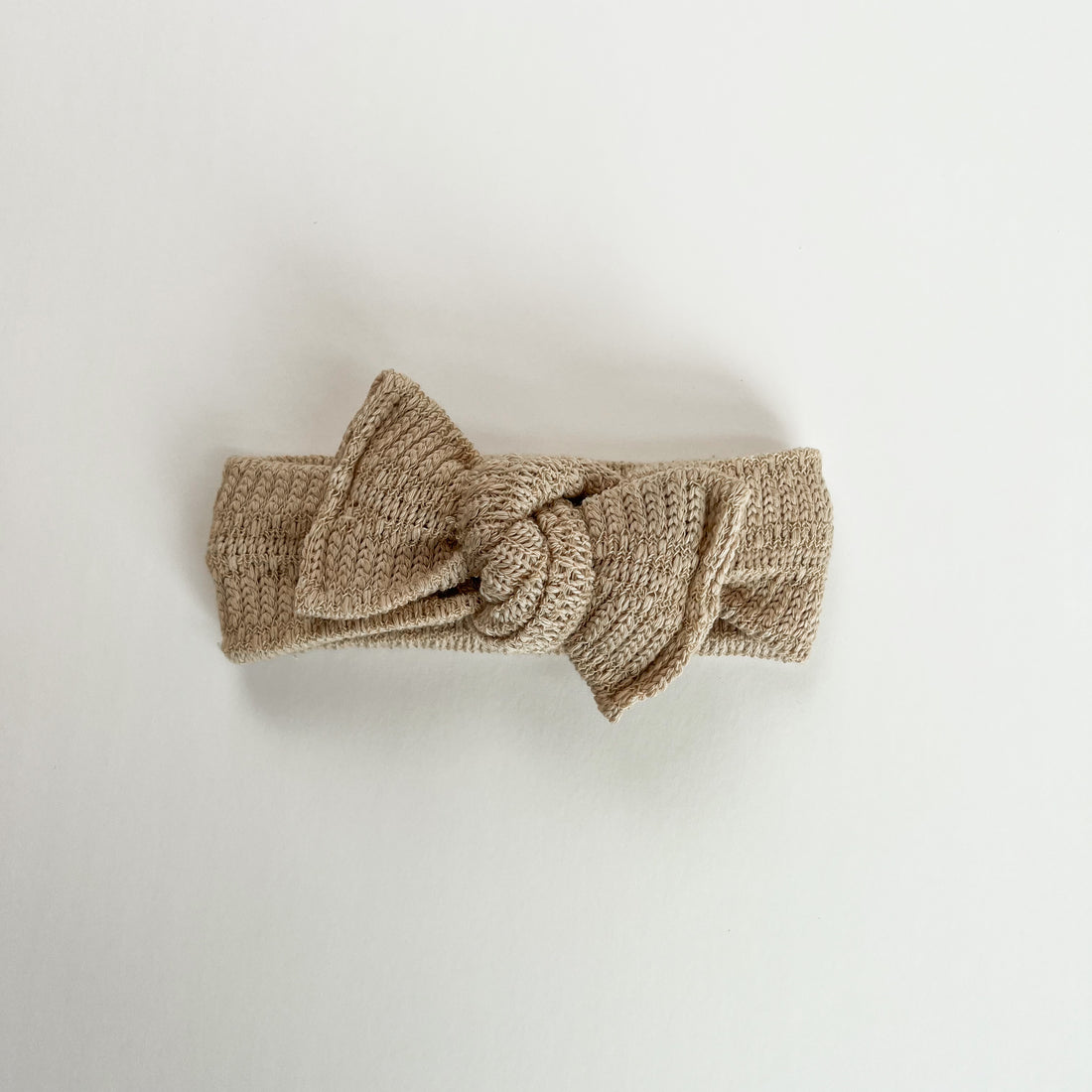 Tan Knit Headwrap
