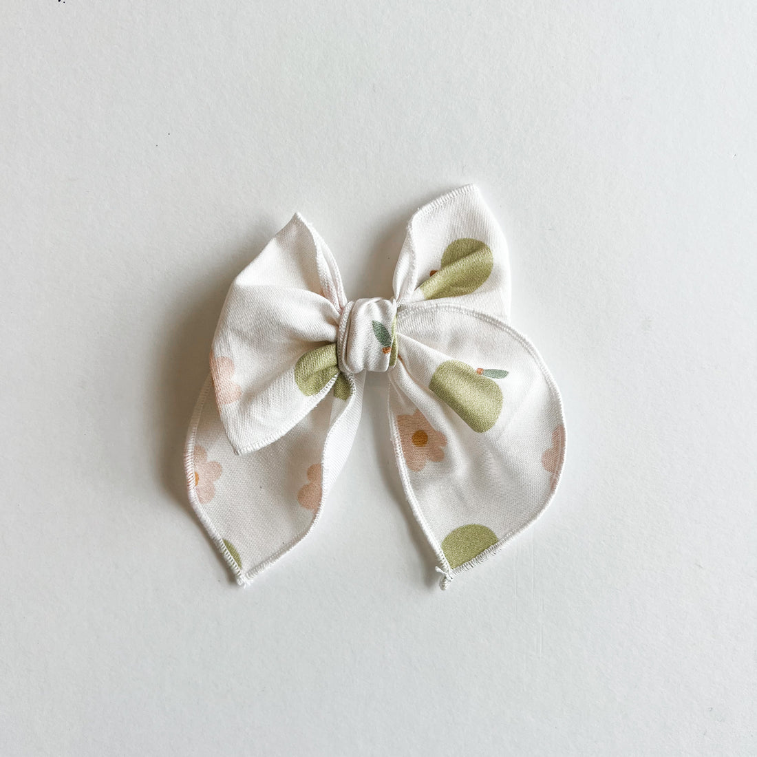 Green Apples Midi Fable Bow || Serged