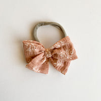 Rose Floral Midi Bow