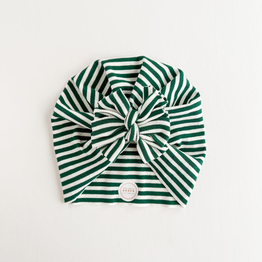 Evergreen Stripes Turban
