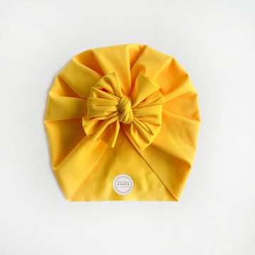 Bright Yellow SPF 50 Swim Turban
