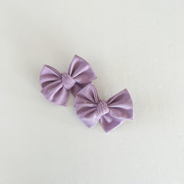 Purple Mini Bow Set