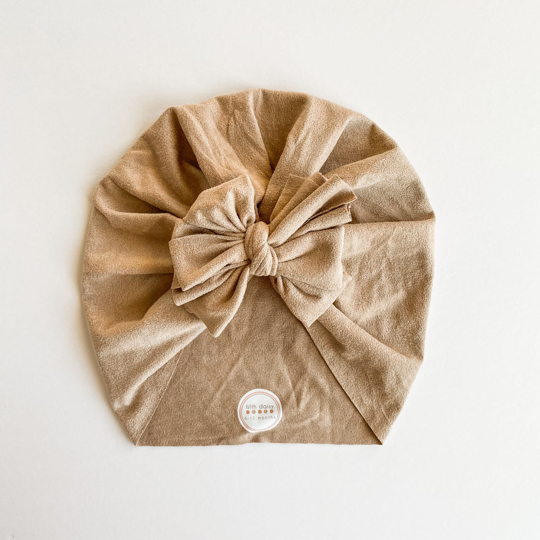 Camel Suede Turban